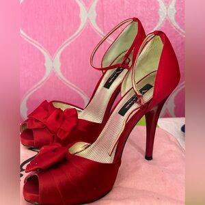 Red nina heels